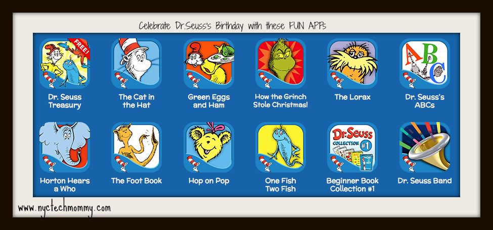 Fun Apps for Kids to Celebrate Dr. Seuss