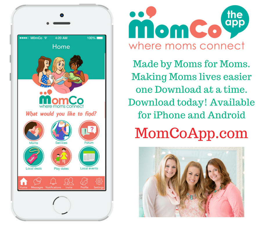 MomCo App - The new must-have app for moms - click the link to learn more http://wp.me/p5Jjr7-pw