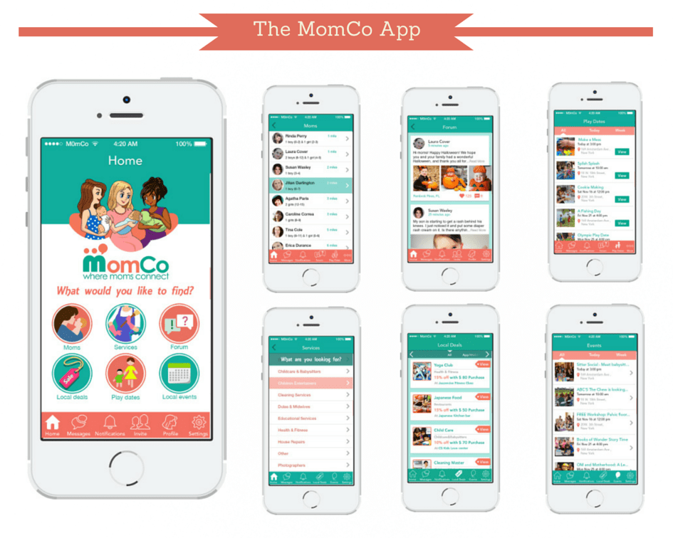 MomCo App - Must-have app for moms