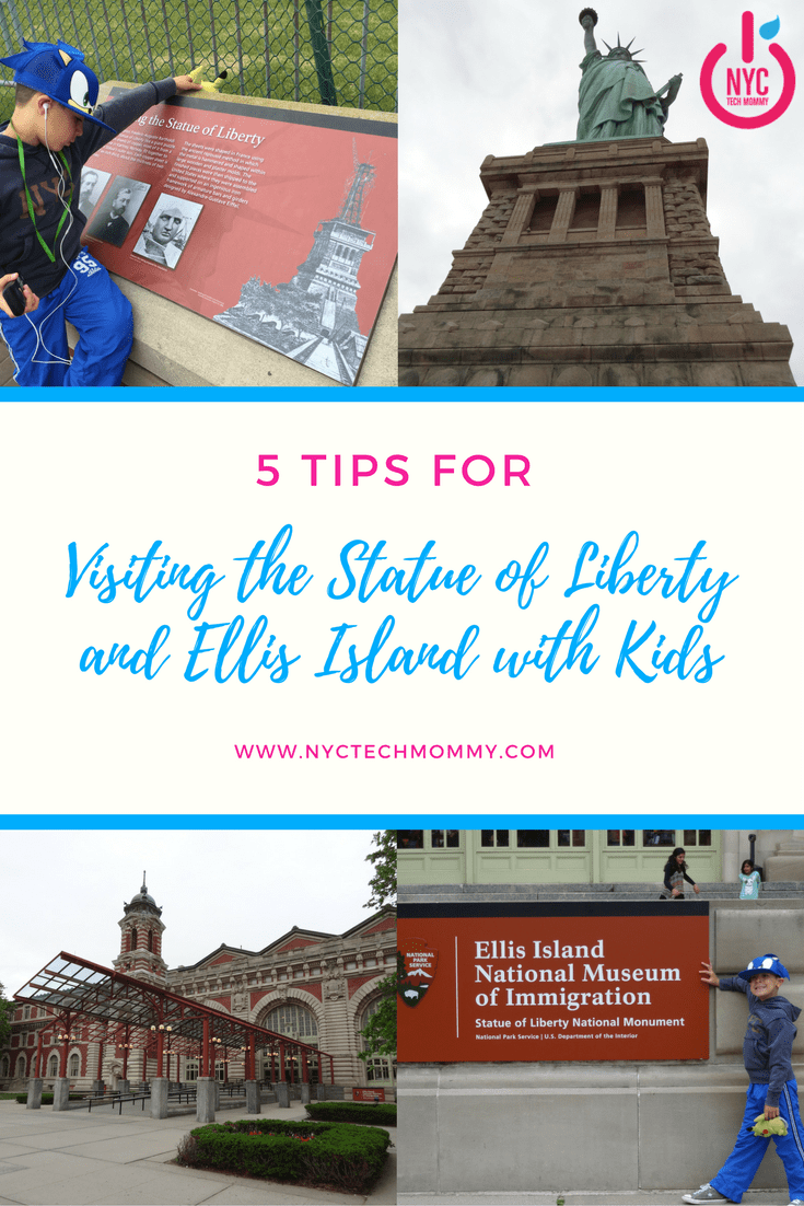 Here are 5 Great Tips for Visiting the Statue of Liberty and Ellis Island with Kids on your next NYC adventure #nyckids #visitnyc #nyc