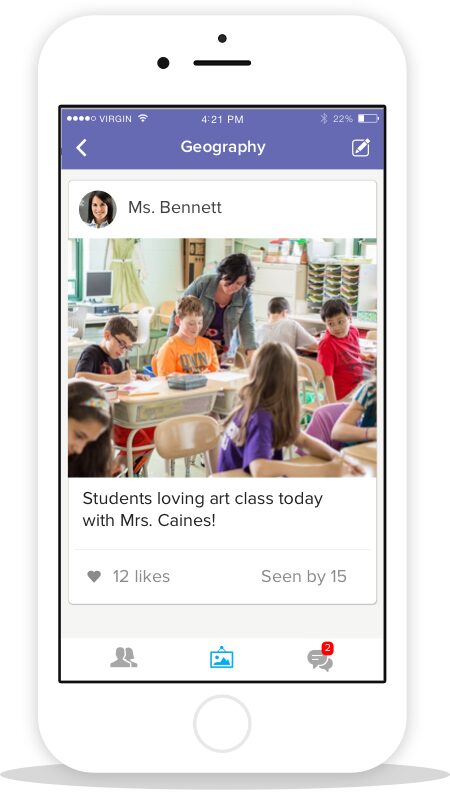 Class Dojo lets teachers communicate with parents in a safe and fun way through their new feature called Class Story. It's the new "instagram for the classroom" Check it out by clicking the link here