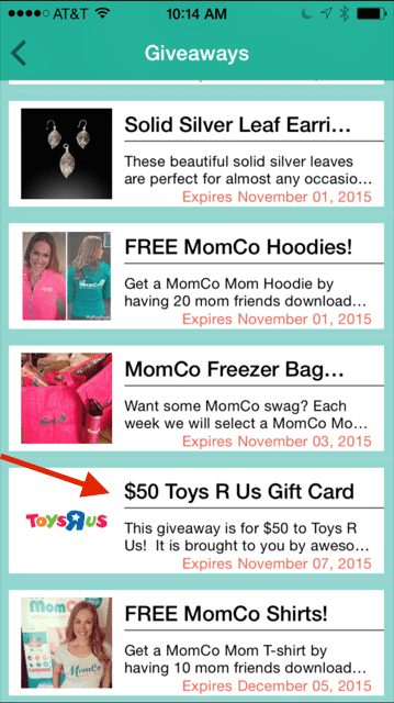 Check out the MomCo Giveaways - Enter to win a $50 Toys R Us gift card from NYCTechMommy.com 