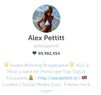 Alex Pettitt on Periscope