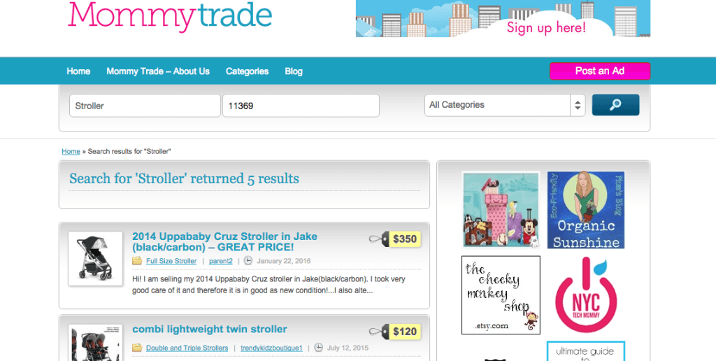 Sell your gently used baby items and find great deals on everything you need for baby with MommyTrade.com