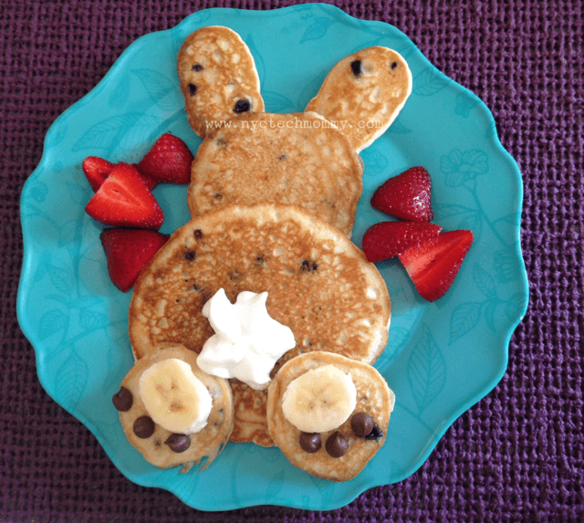 Have you tried serving up Bunny Pancakes for Easter? Your kids will love these!