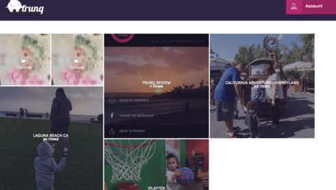 Trunq app organizes your photos into bundles