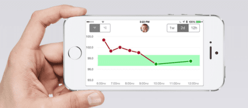 Swaive Thermometer - Tracks temperature readings with the Swaive app