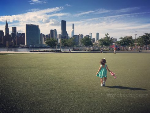 Long Island City, Queens NYC - Family FUN along the water's edge at Gantry Plaza and Hunter's Point South Park