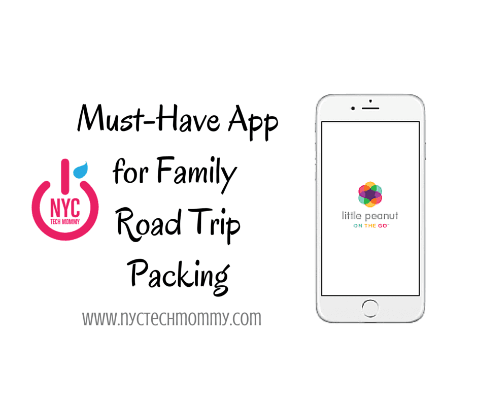 Must-Have App for Family Road Trip Packing - Little Peanut on the Go is a mobile assistant app for parents that helps keep everything organized and everyone connected while parents, children or the entire family is away from home. Lets you create packing and to-do lists, build care schedules to share with caregivers, and much more.