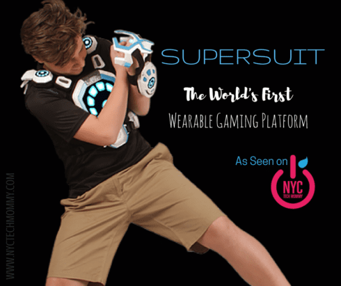 NEW SuperSuit, a wearable gaming platform that can reduce screen time while increasing social interaction and outdoor physical activities. Ready to see it?
