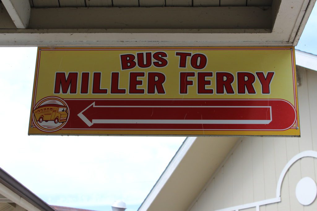 Bus to Miller Ferry