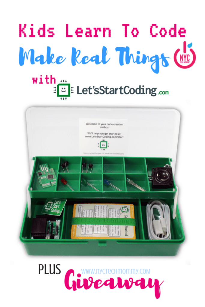 Kids learn to code with Let's Start Coding -- combine physical gadgets with real computer programming, build something fun while learning key concepts.