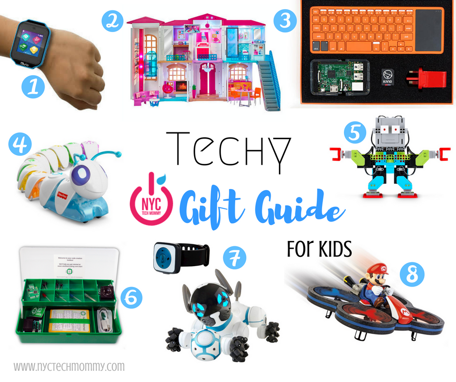 The new tech products I'm most excited to buy & gift this holiday season are those for my kids. Here's my Techy Gift Guide that includes 8 of the coolest tech toys this holiday season!