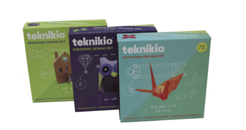 Teknikio creates gender-neutral engineering toolkits that are packed with fun to empower makers of any age to build their own toys and gadgets - Learn more here!