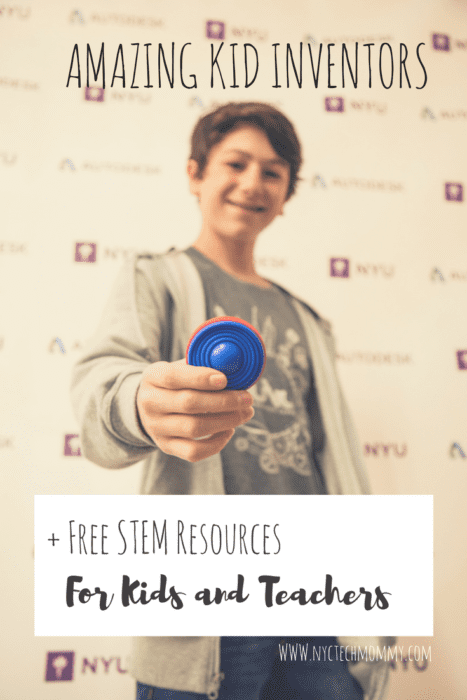 On Kid Inventors' Day NYU teamed up with 3D design software company Autodesk to showcase an amazing lineup of kid inventors + get FREE STEM resources here!