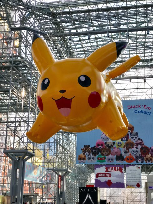 Pikachu at Toy Fair 2017 - Want to know what toys your kids will be asking for this year? Toy Fair 2017 brought us the coolest new toys that will make this the best year to play! Check out which ones made my list!
