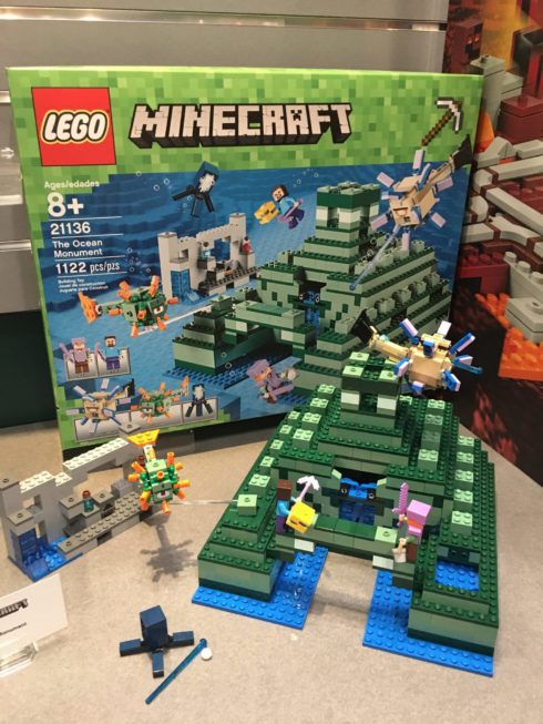 Cool New Toys Unveiled at Toy Fair 2017 - LEGO Minecraft - The Ocean Monument