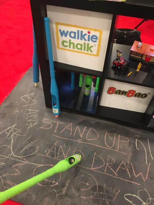 New Cool Toys Unveiled at Toy Fair 2017 - Walkie Chalk - Stand up and draw!