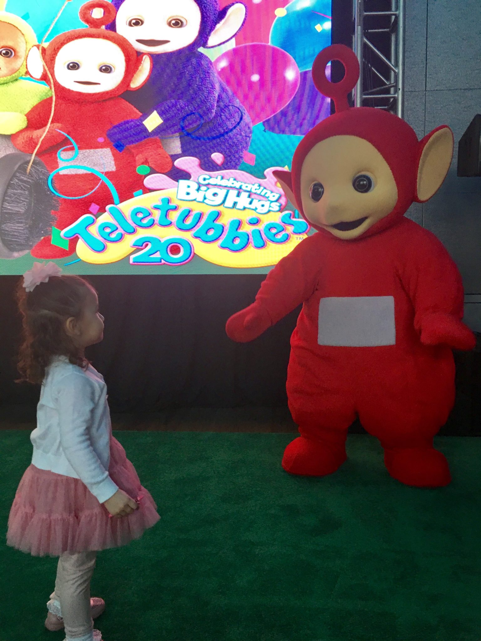 Teletubbies returned to NYC to celebrate their 2oth Anniversary! Can you believe these huggable Tubbies have been around for 20 years? See how we celebrated