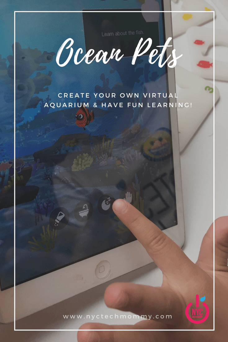 Has your kid ever asked for a pet fish? Or maybe an entire aquarium full of them? With Ocean Pets kids can create a virtual aquarium and have fun learning!