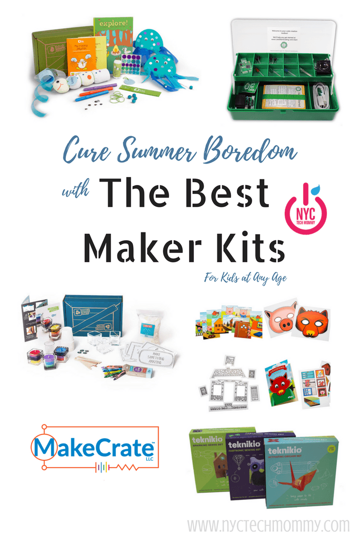 Cure summer boredom with the best maker kits - sure to keep kids engaged, learning & having fun all summer long!