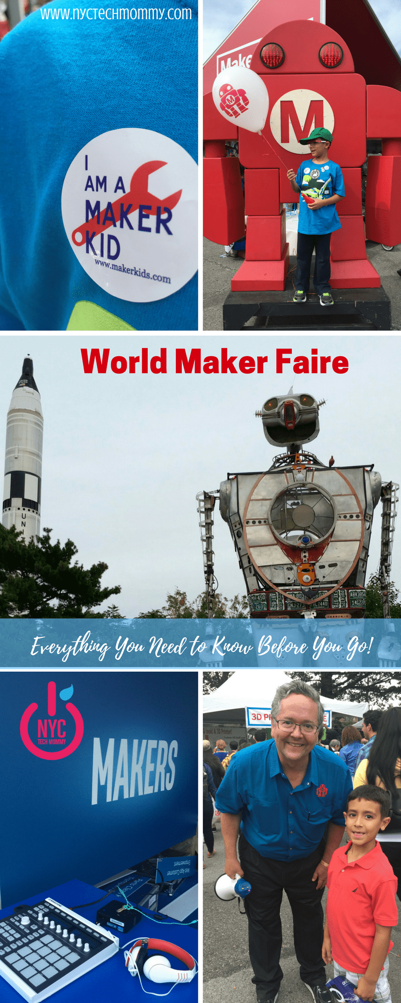#MakerFaire - World Maker Faire everything you need to go before you go - from what it is to what you'll see and even what to eat. It's all here! #Makers #MFNY17