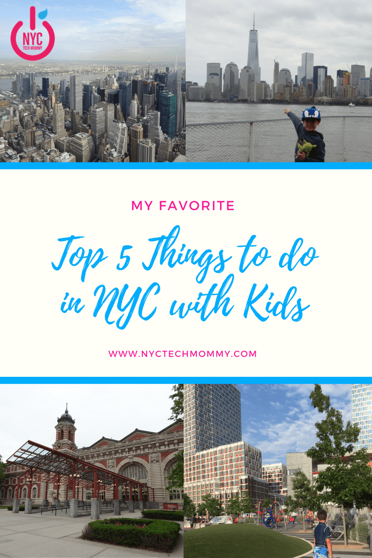 Here are my favorite top 5 things to do with in NYC with kids! Some are FREE because you don't have to break the bank to explore this amazing city #nyc #nyckids #visitnyc