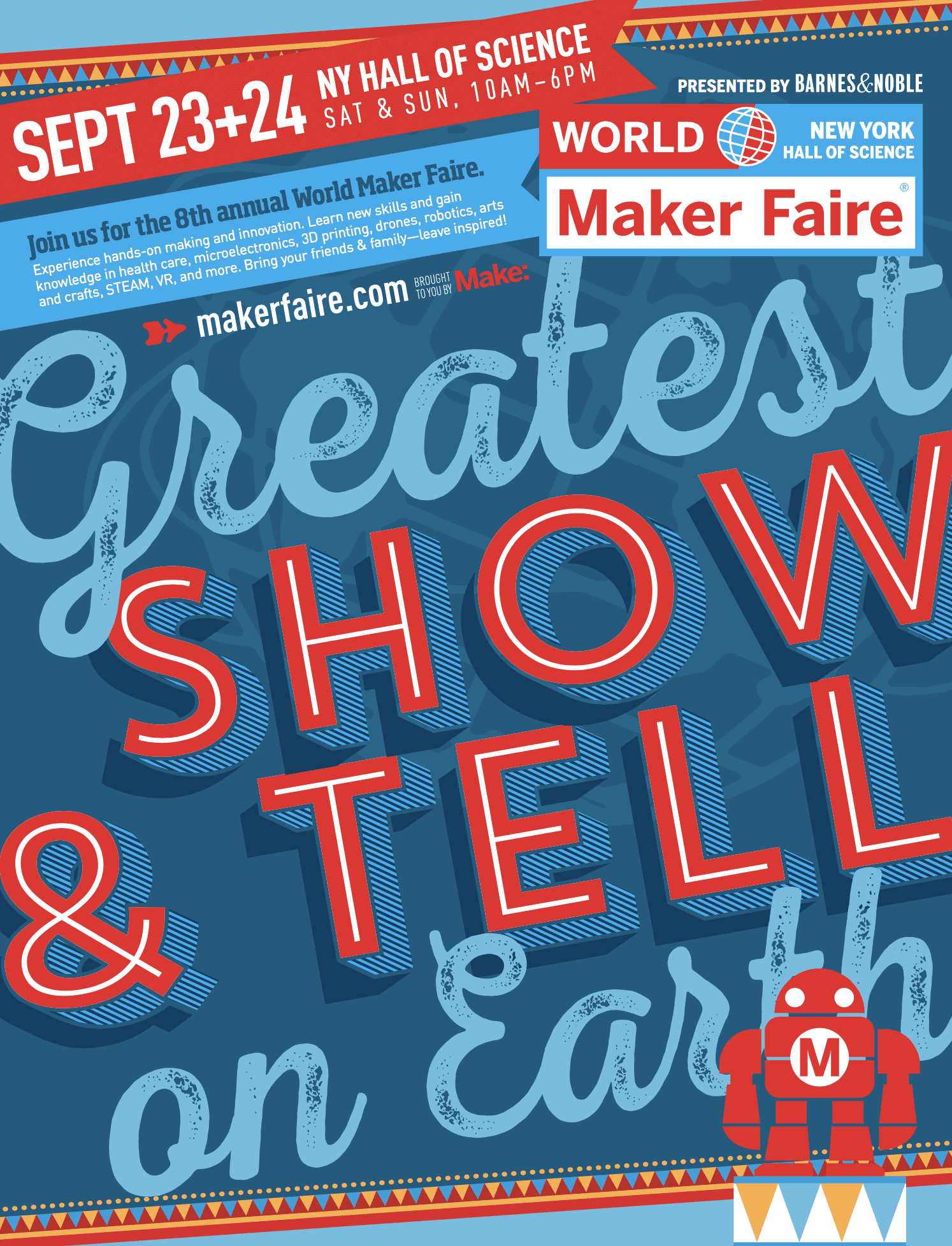 World Maker Faire is back in New York City and you won't believe what I saw! Come check it out at #NYSCI - #STEM, #STEAM, #Maker