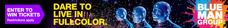 Blue Man Group Ticket Giveaway