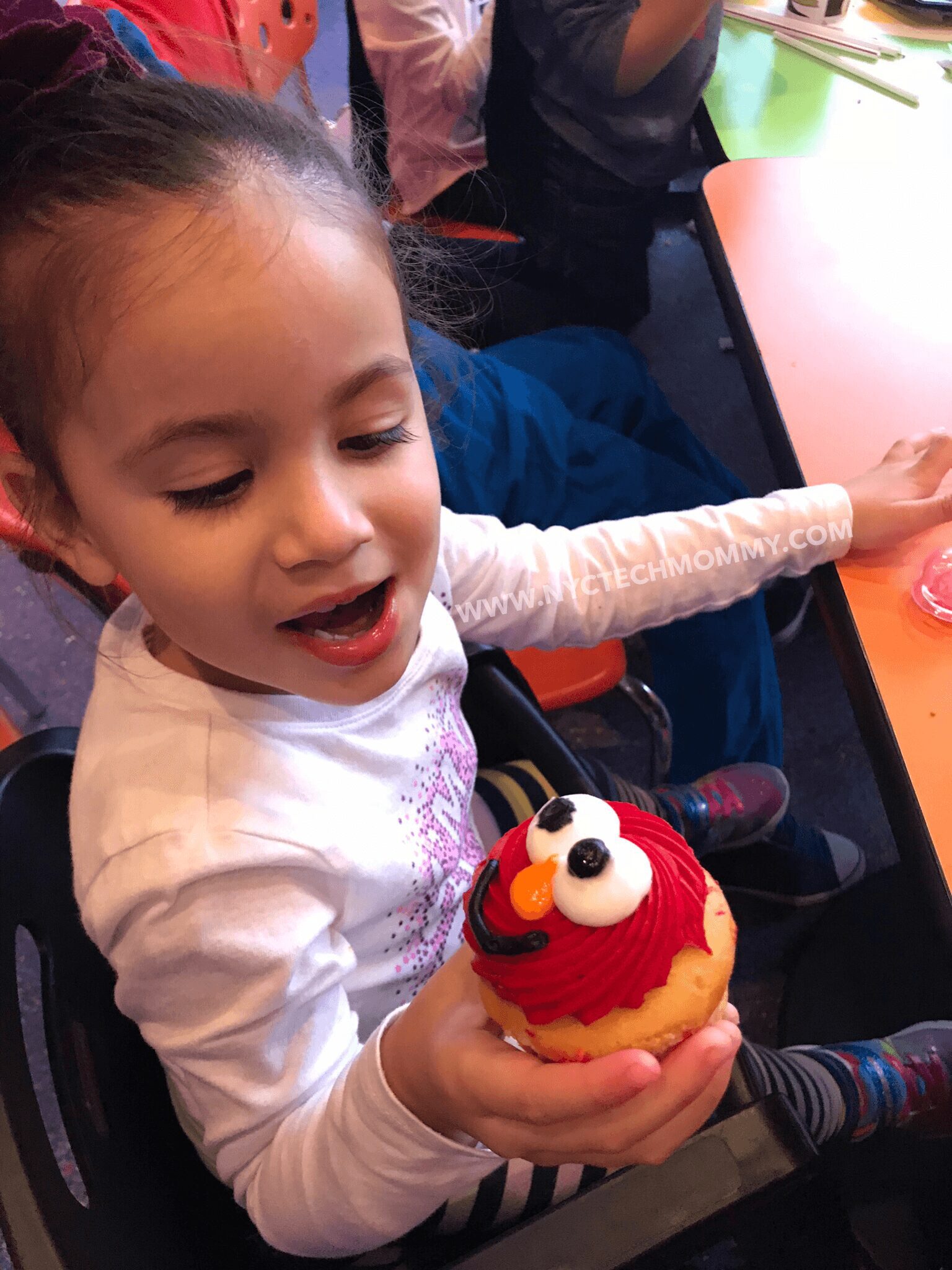 Elmo Cupcake at Sesame Place
