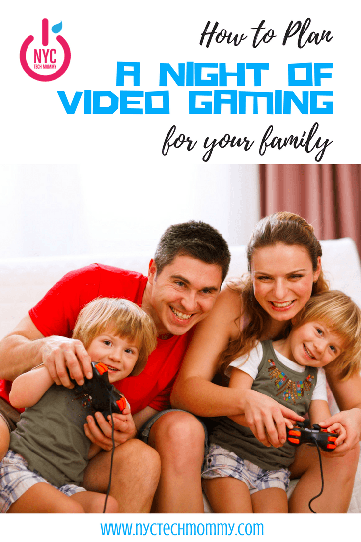 Here's how to plan a night of video gaming for your family! When we think of family game night, board games usually come to mind but a night of video gaming for your family can be just as enjoyable. 