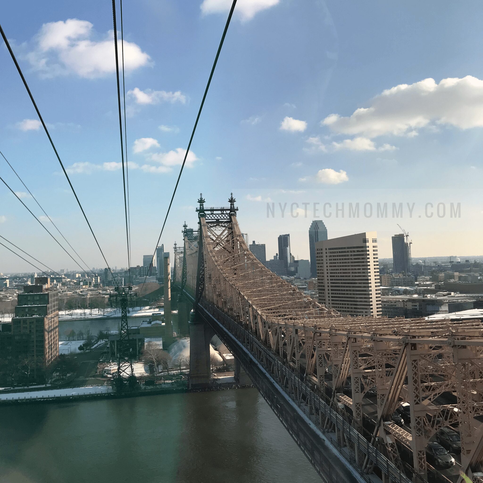 Queensboro Bridge views from the Roosevelt Island Tram