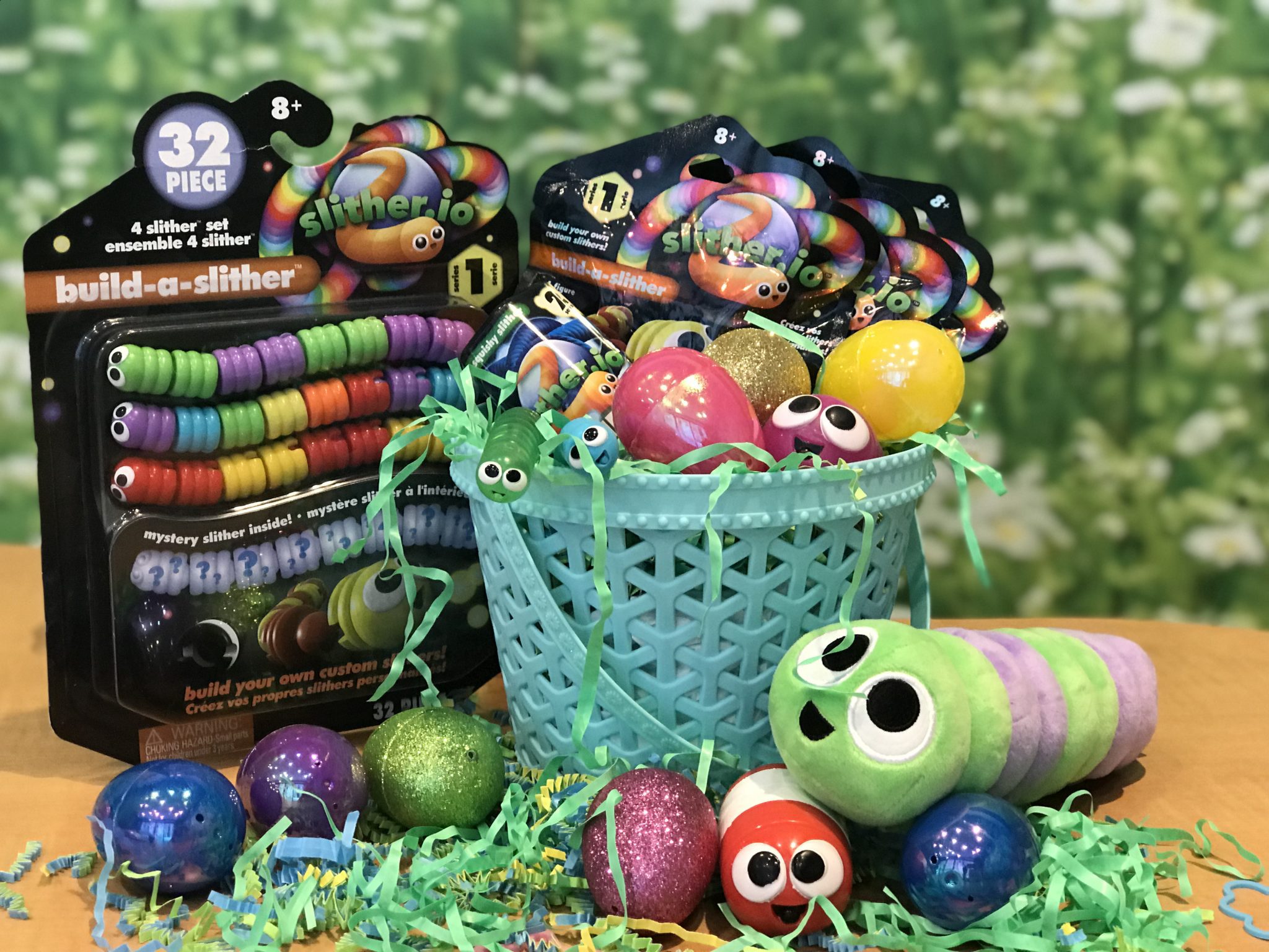 Bonkers Slither.io Series 1 Build-a-slither 32 PC 4 Slither Set