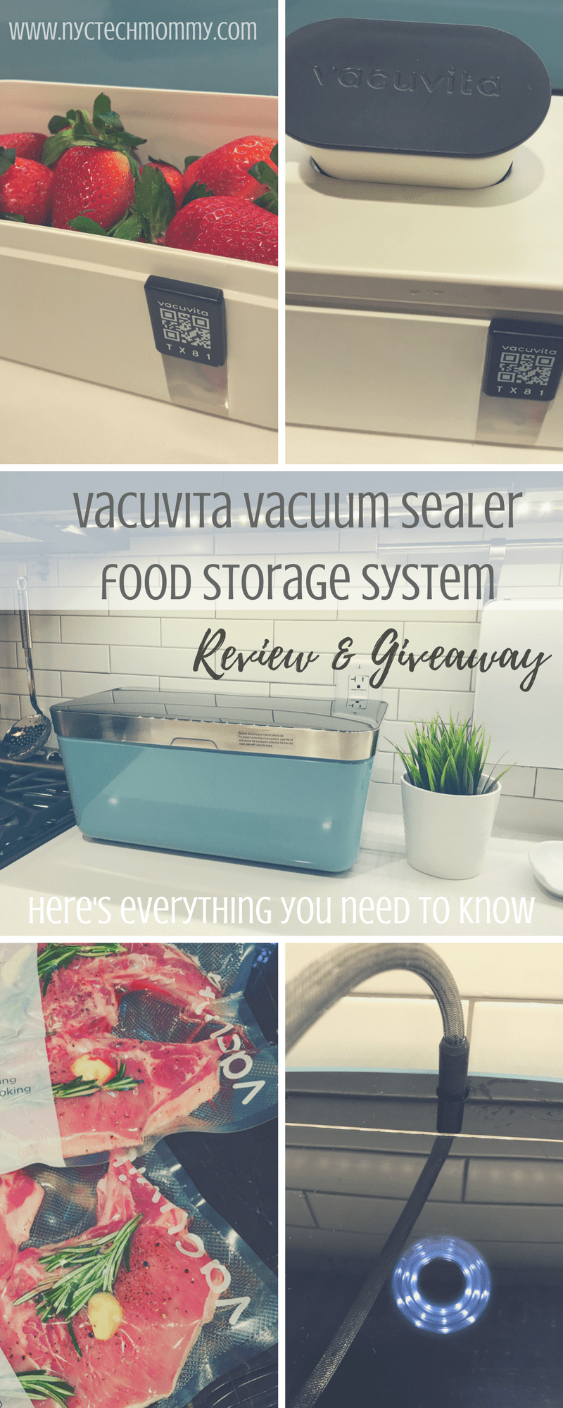 The Vacuvita® One Touch Storage System is a game changer! It takes the classic practice of vacuum sealing to a whole new level with style and convenience.