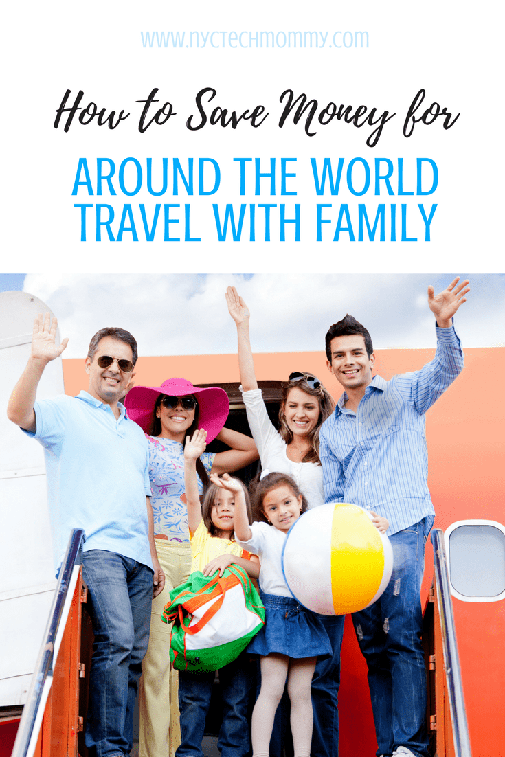 These helpful money-saving tips will help you save money for around the world travel with family! #traveltips