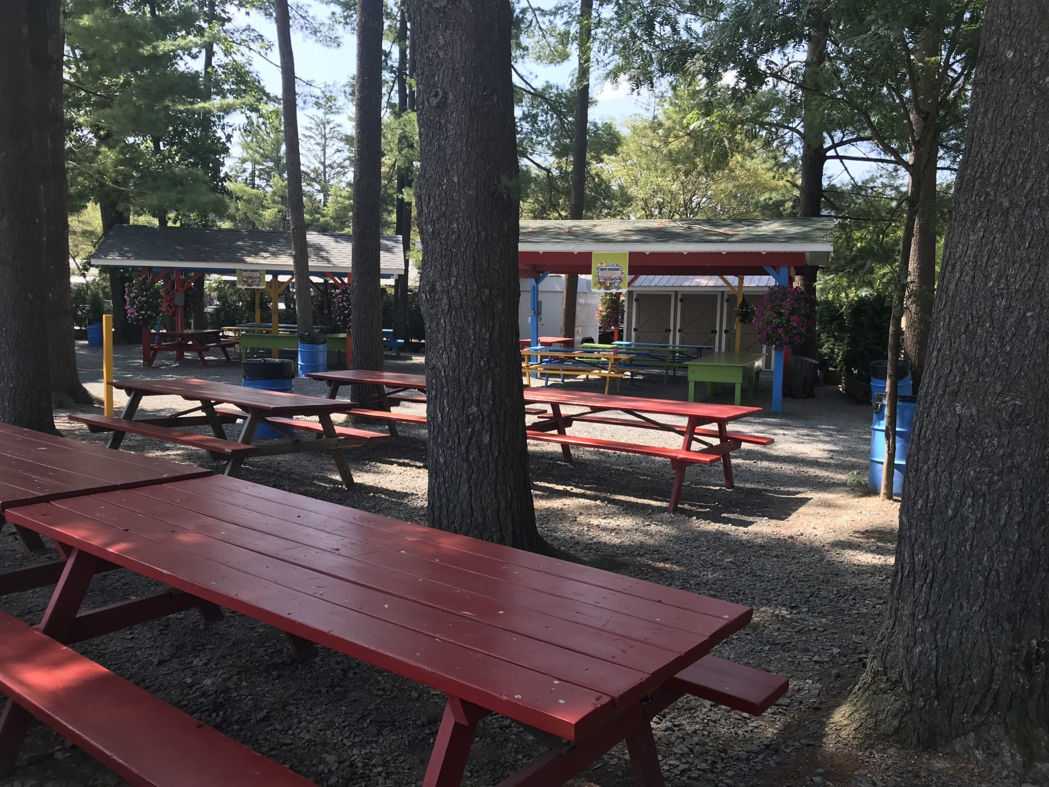 Knoebels panic tables