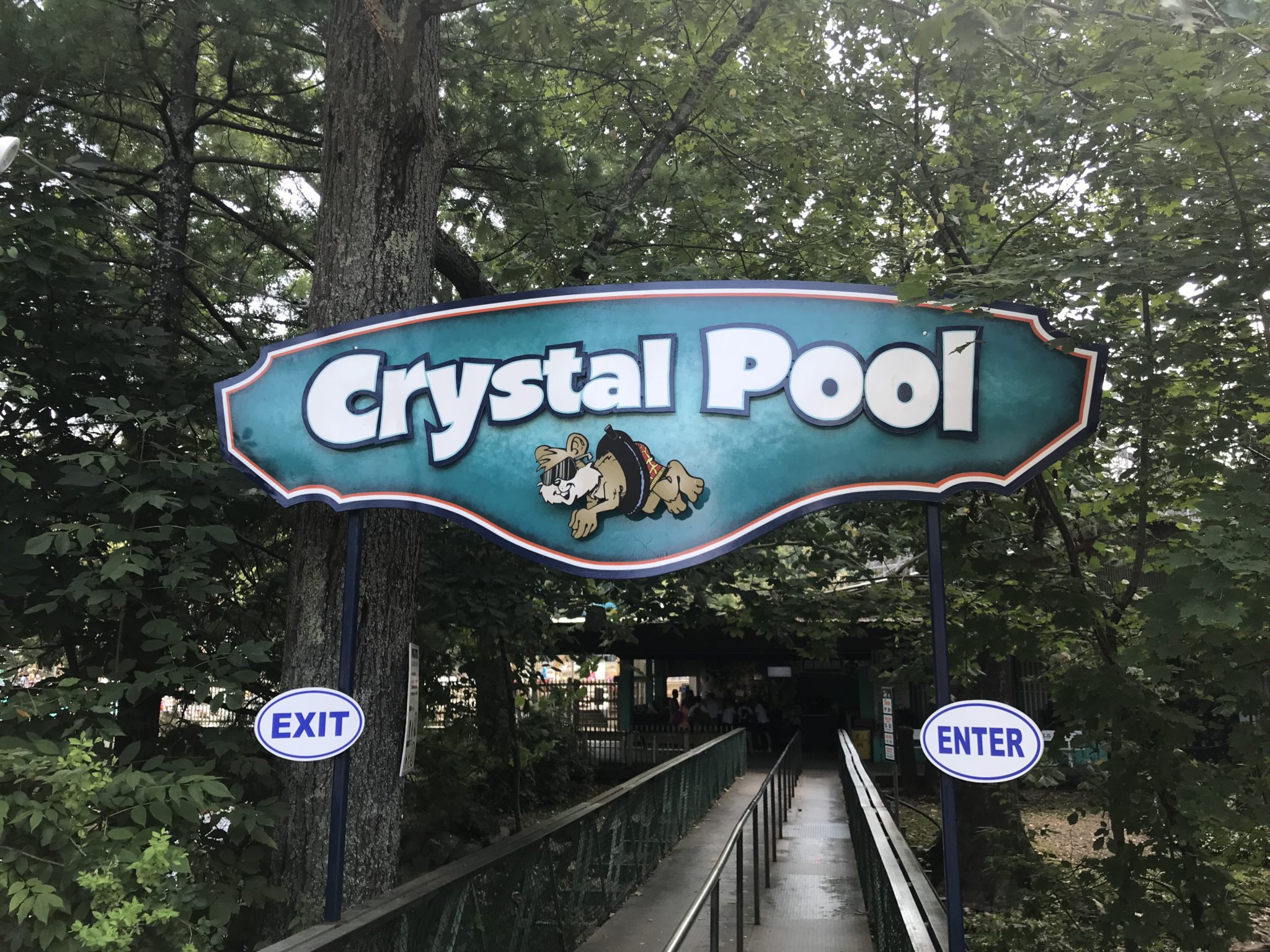 Knoebels Crystal Pool Enterance