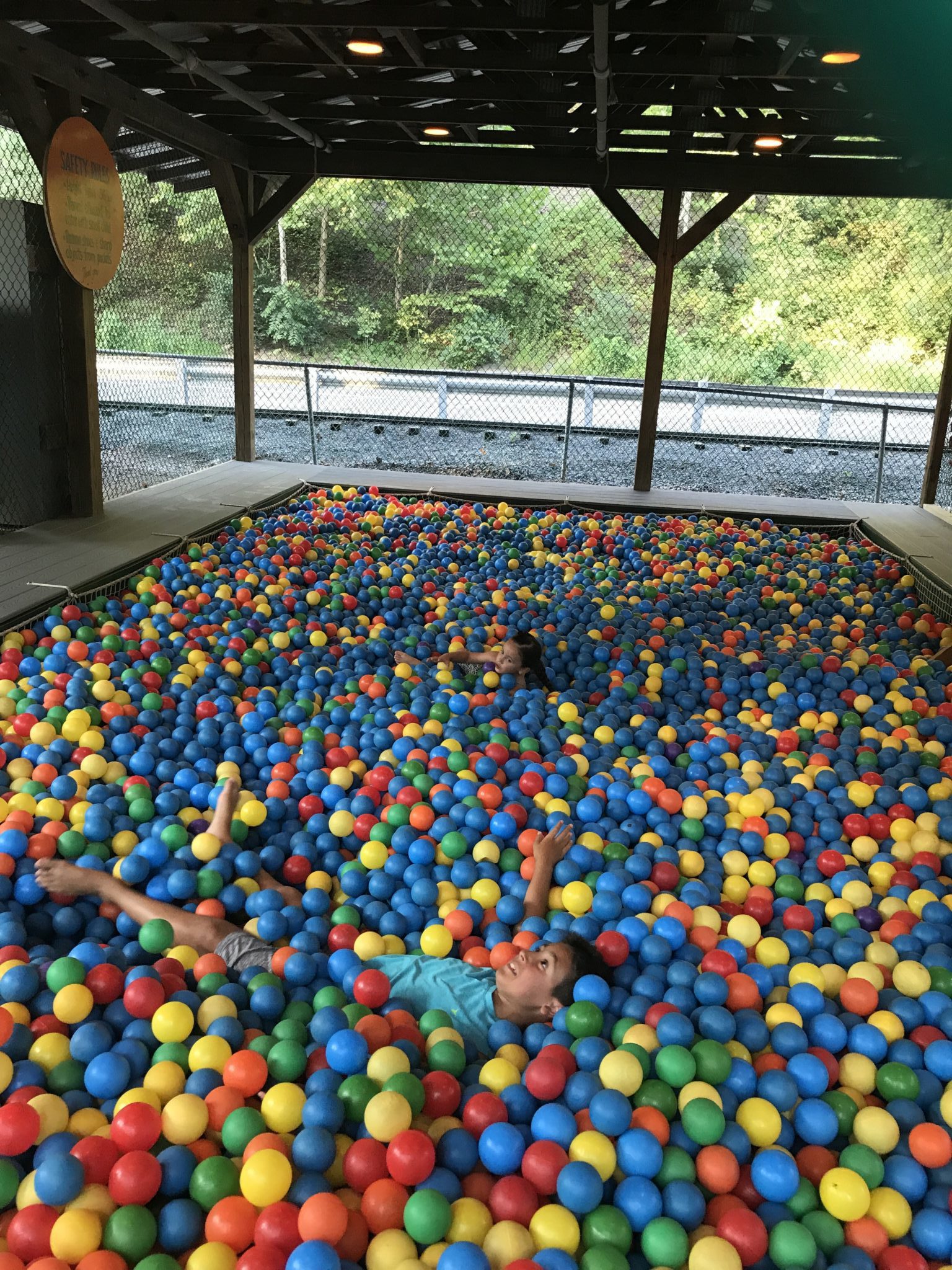 Knoebels ball pit