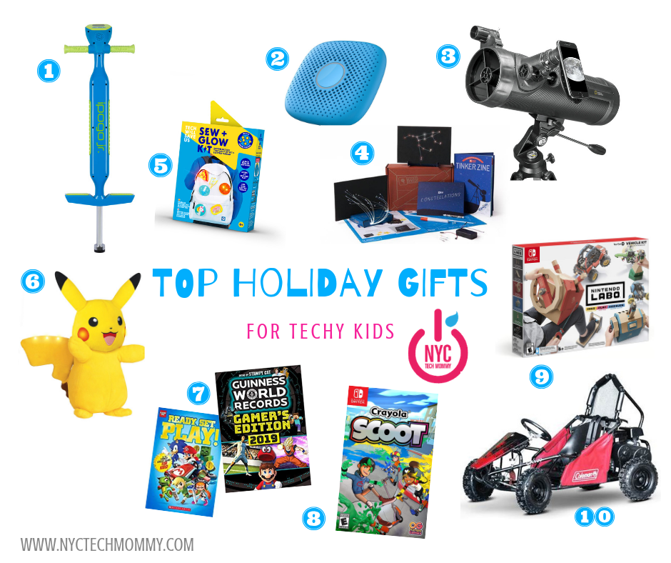 TOP HOLIDAY GIFTS FOR TECHY KIDS