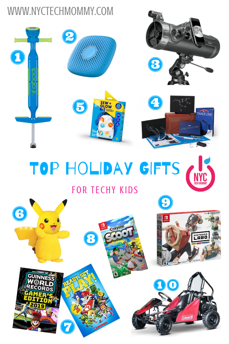 Check out this list of Top Holiday Toys for Techy #Kids #GiftGuide