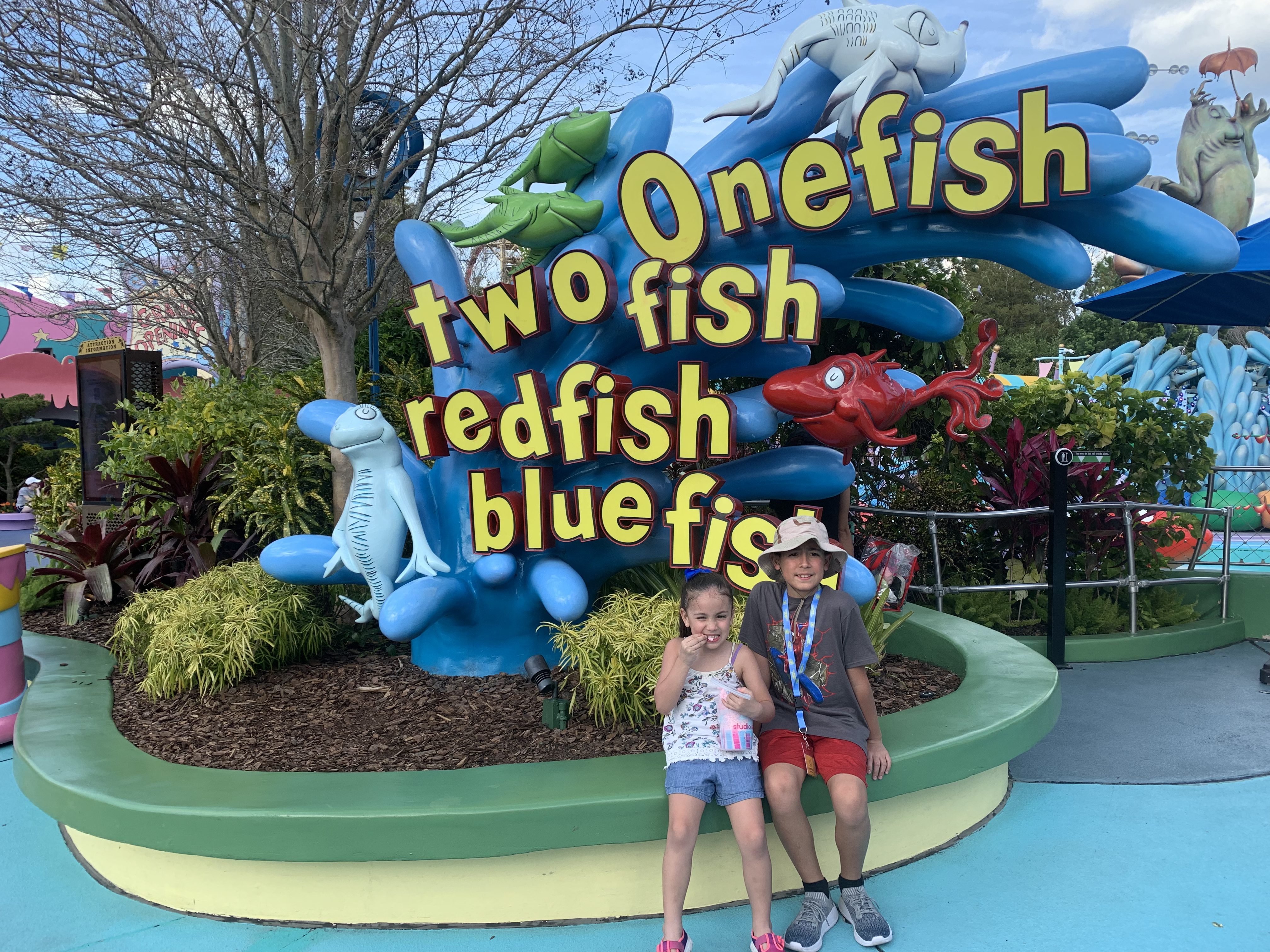 One Fish, Two Fish, Red Fish, Blue Fish at Seuss Landing