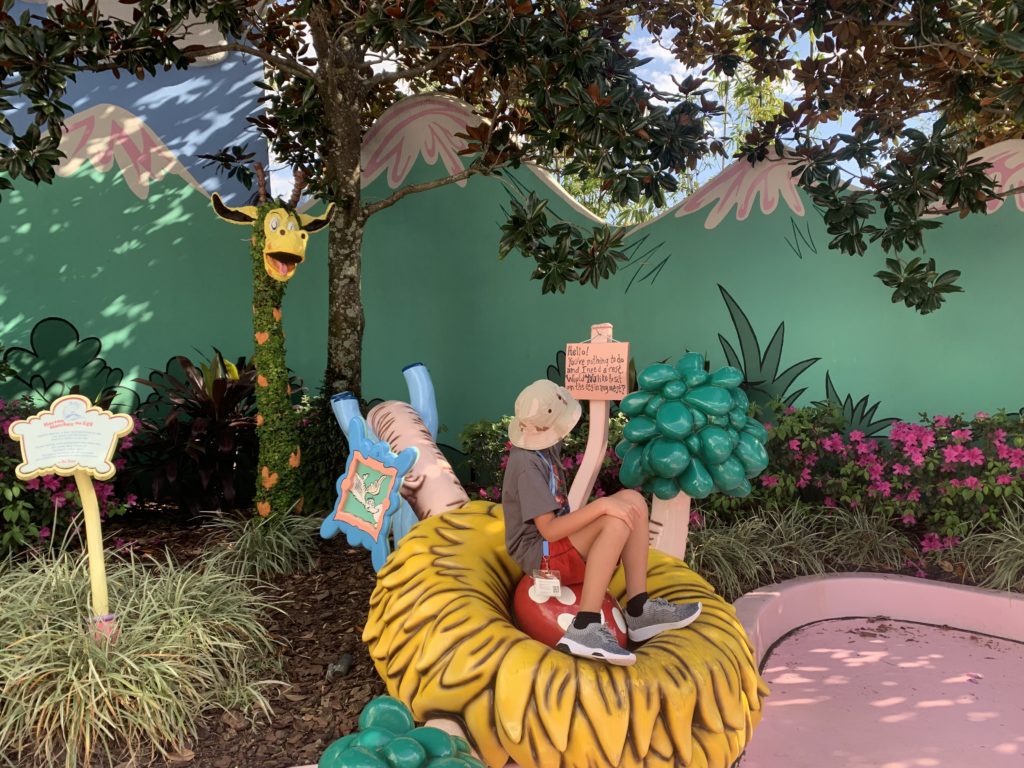 Give Horton a break and sit on his egg at Seuss Landing at Universal's Islands of adventure