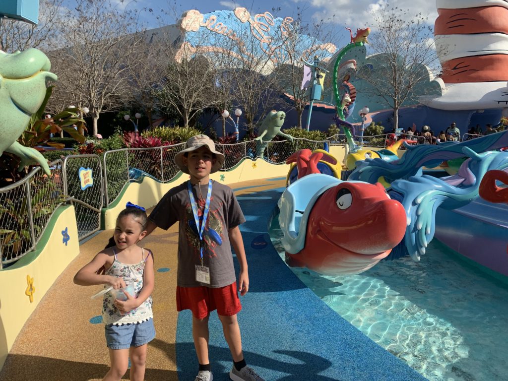 Red Fish, Blue Fish, One Fish, Two Fish at Seuss Landing at Universal's Islands of Adventure
