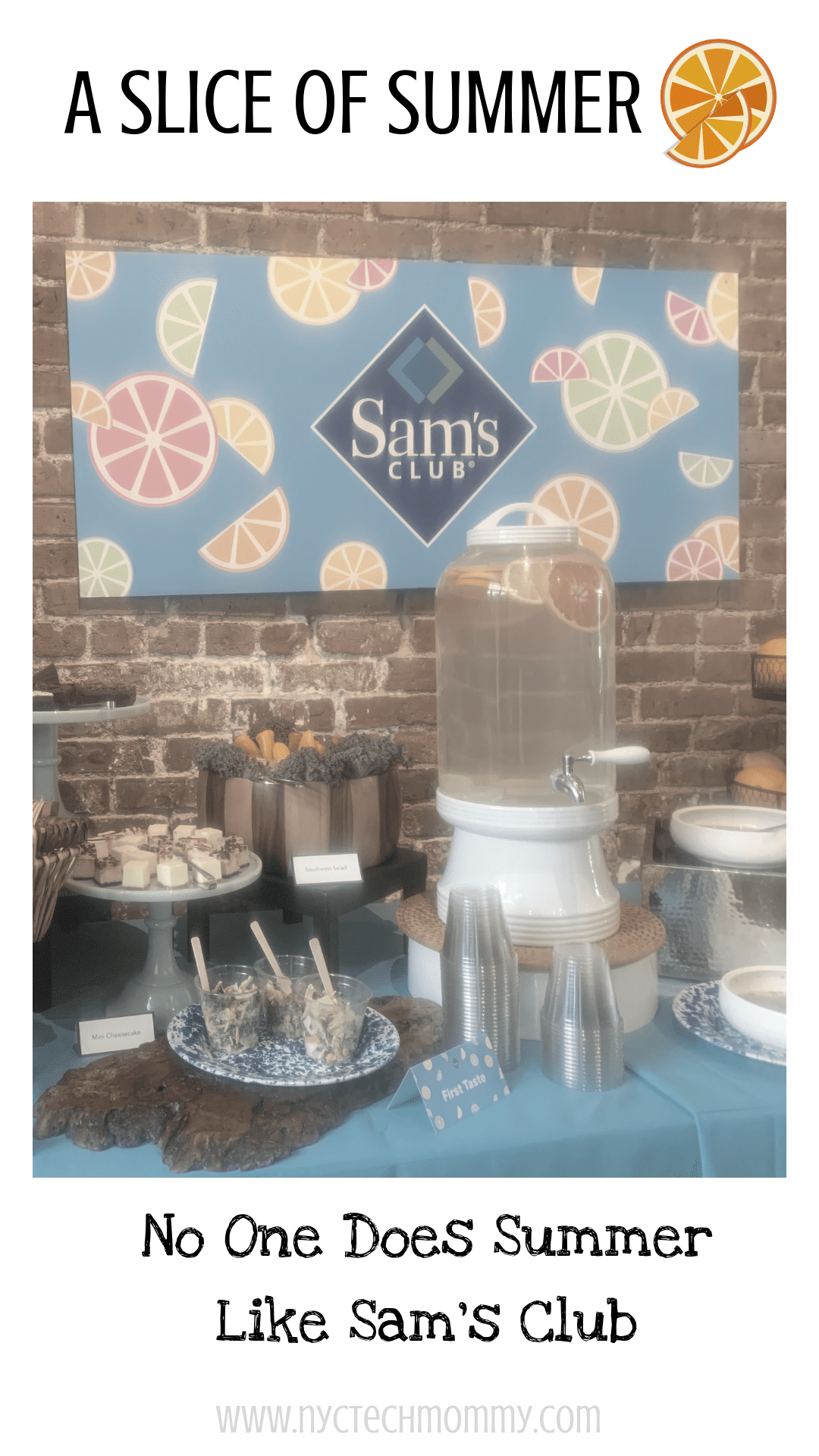 No one does summer like Sam's Club  - here's all the summer gear and summer treats you'll need for dinning al fresco or hosting that summer soiree  #summer #summerparty #samsclub #sliceofsummer