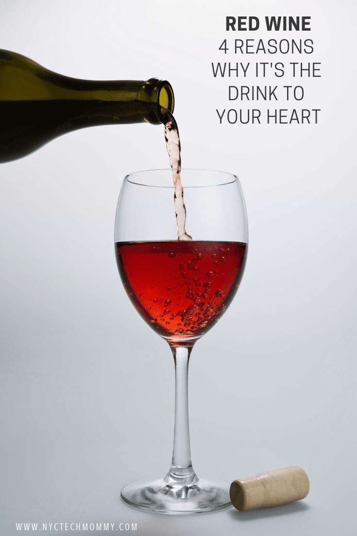 Red Wine: Read the 4 Reasons why it's the drink to your heart!  #redwine #wine #partydrinks #drinkredwine #cheers