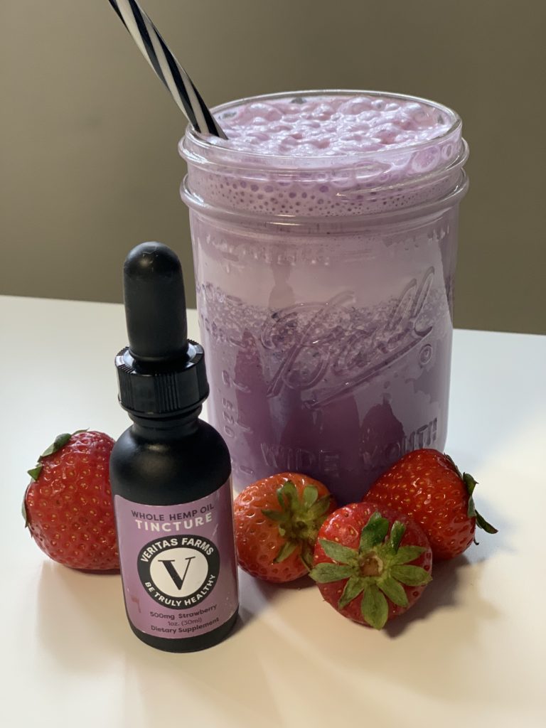 Learn about all the benefits of using CBD and try this Easy CBD Berry Strawberry Smoothie recipe