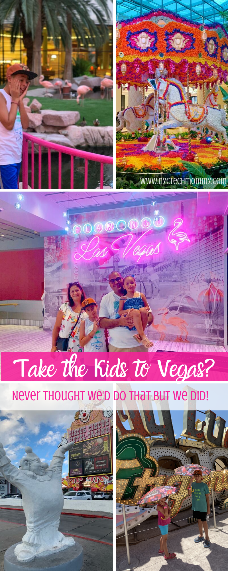 Never thought we'd take the kids to Las Vegas but we did! Check out our tips for a great family trip.

#LasVegasWithKids #LasVegasThingsToDo #VacationIdeas #FamilyTravel