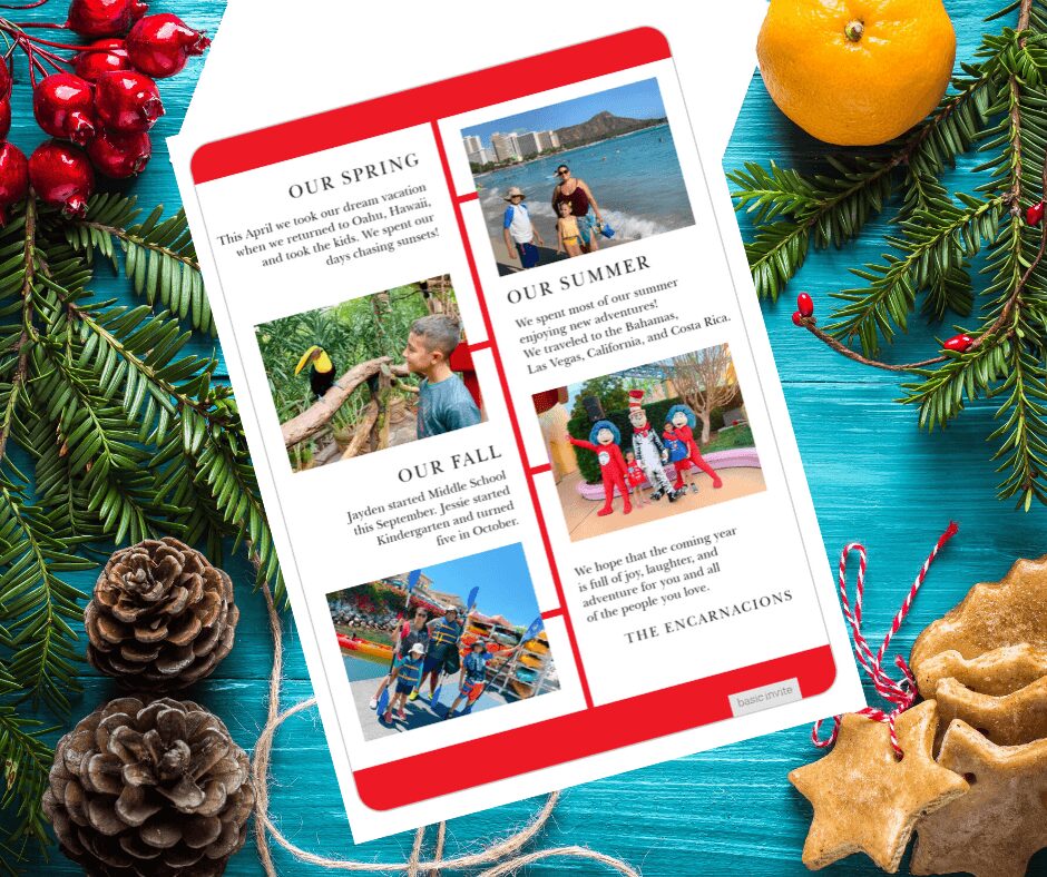 Here's how to create beautiful and easy holiday cards with Basic Invite