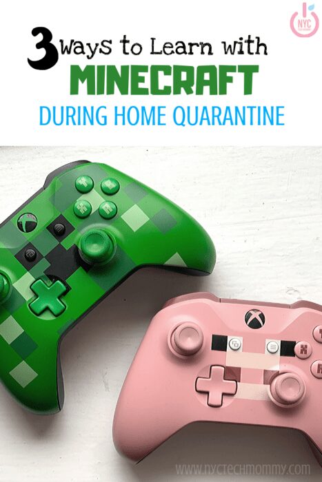 Stuck at indoors homeschooling the kids? Here are three fun ways to learn with Minecraft during home quarantine -- sure to win you some cool mom points!