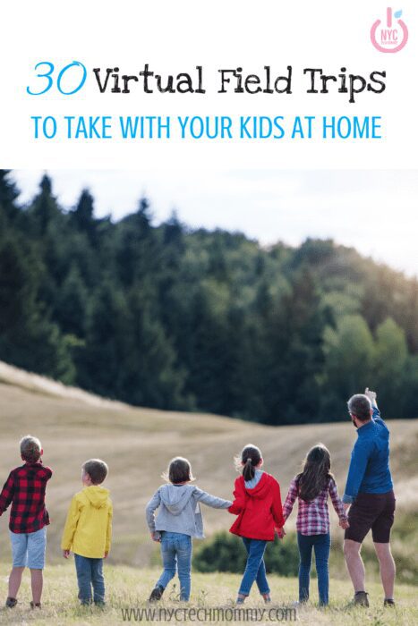 Here's a great list of virtual field trips to take with your kids now that your home! Visit famous landmarks, museums, national parks, zoo, and many other places of interest across the globe! #virtualfieldtrips #homelearning #remotelearning #kidsactivitiesathome